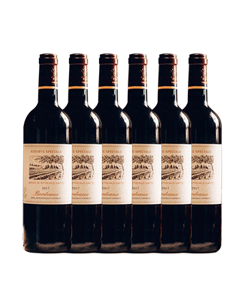 6瓶装 罗斯柴尔德珍藏波尔多红酒 葡萄酒 Bordeaux干红 2017年份 小拉菲