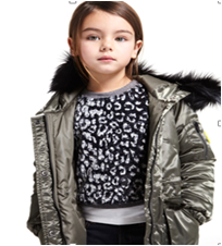 KENZO KIDS裂痕假毛皮运动衫7折